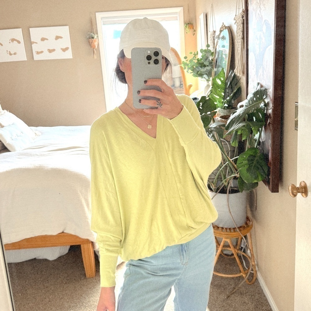 Anthropologie Eri + Ali V-Neck Sweater